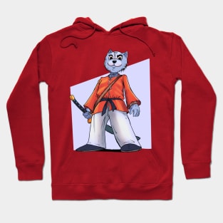 Karate cat Hoodie